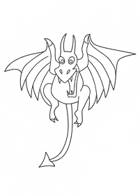 Desenhos para colorir de dragão - Página de colorir 63