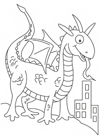 Desenhos para colorir de dragão - Página de colorir 68