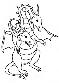 Desenhos para colorir de dragão - Página de colorir 71