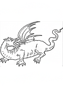 Desenhos para colorir de dragão - Página de colorir 88