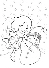 Desenhos de inverno para colorir – Página de colorir 65