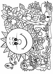 Desenhos de primavera para colorir – Página de colorir 30