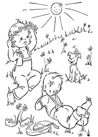 Desenhos de primavera para colorir – Página de colorir 39