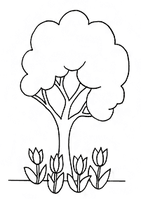 Desenhos de primavera para colorir – Página de colorir 40