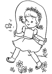 Desenhos de primavera para colorir – Página de colorir 43