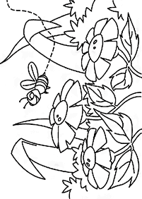 Desenhos de primavera para colorir – Página de colorir 55