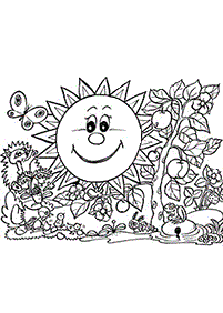 Desenhos de primavera para colorir – Página de colorir 75