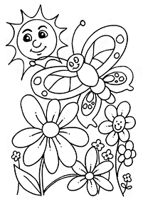 Desenhos de primavera para colorir – Página de colorir 88