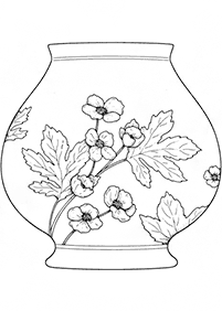 Desenhos de flores para colorir - Página de colorir 45