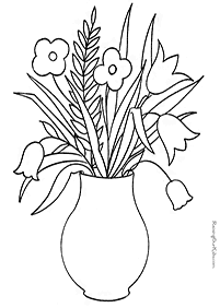 Desenhos de flores para colorir - Página de colorir 71