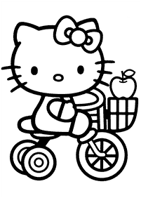 Páginas para colorir da Hello Kitty – Página de colorir 101