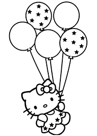 Páginas para colorir da Hello Kitty – Página de colorir 103