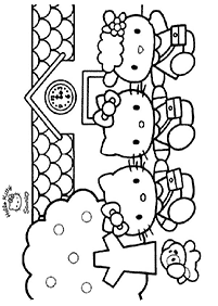 Páginas para colorir da Hello Kitty – Página de colorir 115