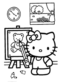 Páginas para colorir da Hello Kitty – Página de colorir 116