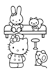 Páginas para colorir da Hello Kitty – Página de colorir 117