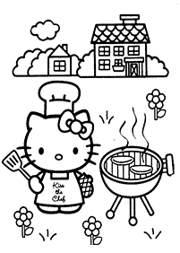 Páginas para colorir da Hello Kitty – Página de colorir 119