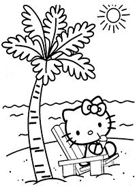 Páginas para colorir da Hello Kitty – Página de colorir 120