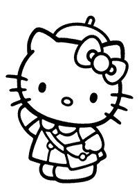Páginas para colorir da Hello Kitty – Página de colorir 57