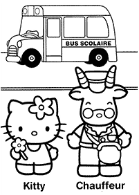 Páginas para colorir da Hello Kitty – Página de colorir 59