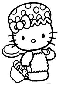 Páginas para colorir da Hello Kitty – Página de colorir 60
