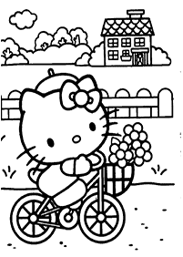 Páginas para colorir da Hello Kitty – Página de colorir 68