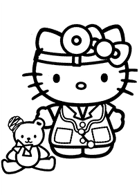 Páginas para colorir da Hello Kitty – Página de colorir 71