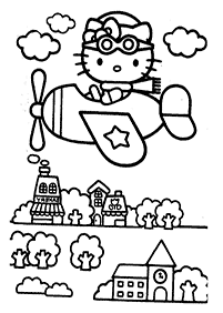 Páginas para colorir da Hello Kitty – Página de colorir 74