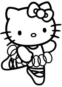 Páginas para colorir da Hello Kitty – Página de colorir 75