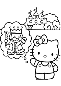 Páginas para colorir da Hello Kitty – Página de colorir 82