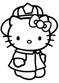 Páginas para colorir da Hello Kitty – Página de colorir 87