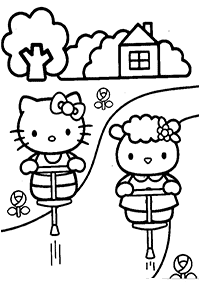 Páginas para colorir da Hello Kitty – Página de colorir 92