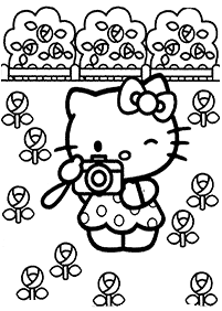 Páginas para colorir da Hello Kitty – Página de colorir 94