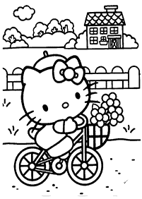 Páginas para colorir da Hello Kitty – Página de colorir 96