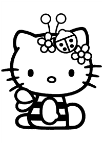Páginas para colorir da Hello Kitty – Página de colorir 97