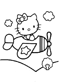 Páginas para colorir da Hello Kitty – Página de colorir 98