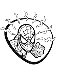 Desenhos do Homem-Aranha para colorir – Página de colorir 32