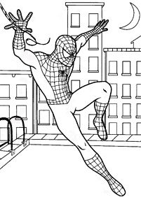 Desenhos do Homem-Aranha para colorir – Página de colorir 33