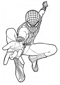 Desenhos do Homem-Aranha para colorir – Página de colorir 37