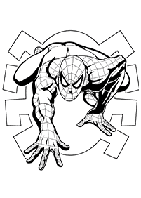 Desenhos do Homem-Aranha para colorir – Página de colorir 38