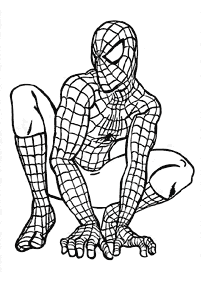 Desenhos do Homem-Aranha para colorir – Página de colorir 43