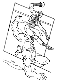 Desenhos do Homem-Aranha para colorir – Página de colorir 46