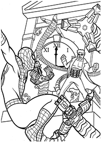 Desenhos do Homem-Aranha para colorir – Página de colorir 47