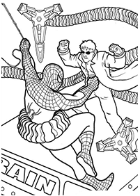 Desenhos do Homem-Aranha para colorir – Página de colorir 49