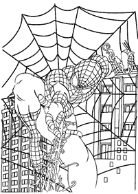 Desenhos do Homem-Aranha para colorir – Página de colorir 50