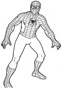 Desenhos do Homem-Aranha para colorir – Página de colorir 52