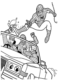 Desenhos do Homem-Aranha para colorir – Página de colorir 54