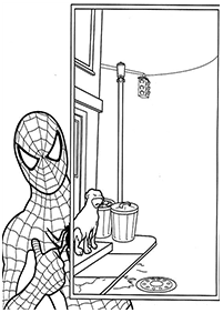 Desenhos do Homem-Aranha para colorir – Página de colorir 55