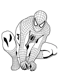 Desenhos do Homem-Aranha para colorir – Página de colorir 56