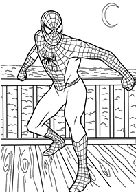 Desenhos do Homem-Aranha para colorir – Página de colorir 57