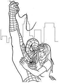 Desenhos do Homem-Aranha para colorir – Página de colorir 59